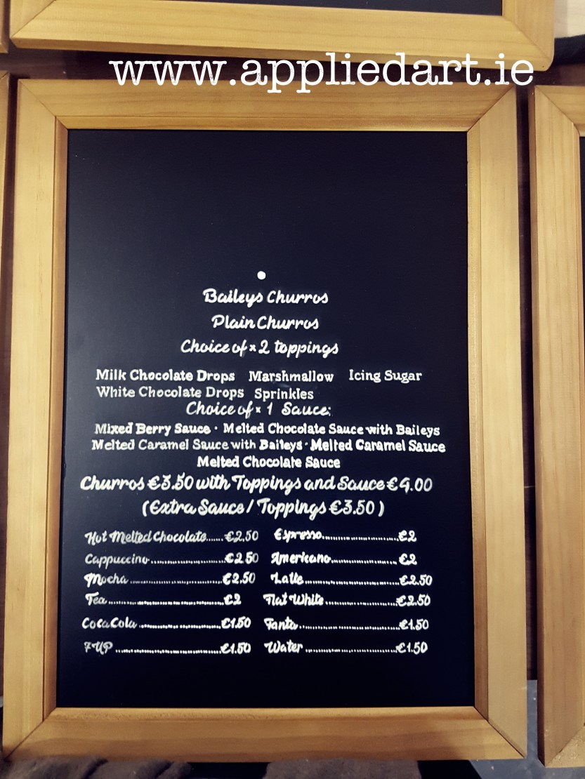 chalk art klaudia pawlowska artist applied art dublin murals lettering drawing on boards dublin art a board designs (8)