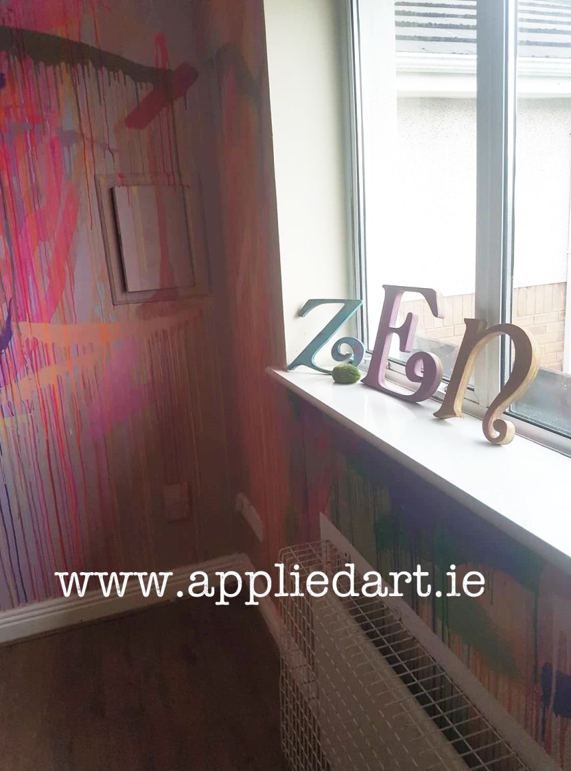 klaudia byrne artist dubkin ireland commision paintings murals splat splat graffitti style r my creche mural irelnad dublin tree