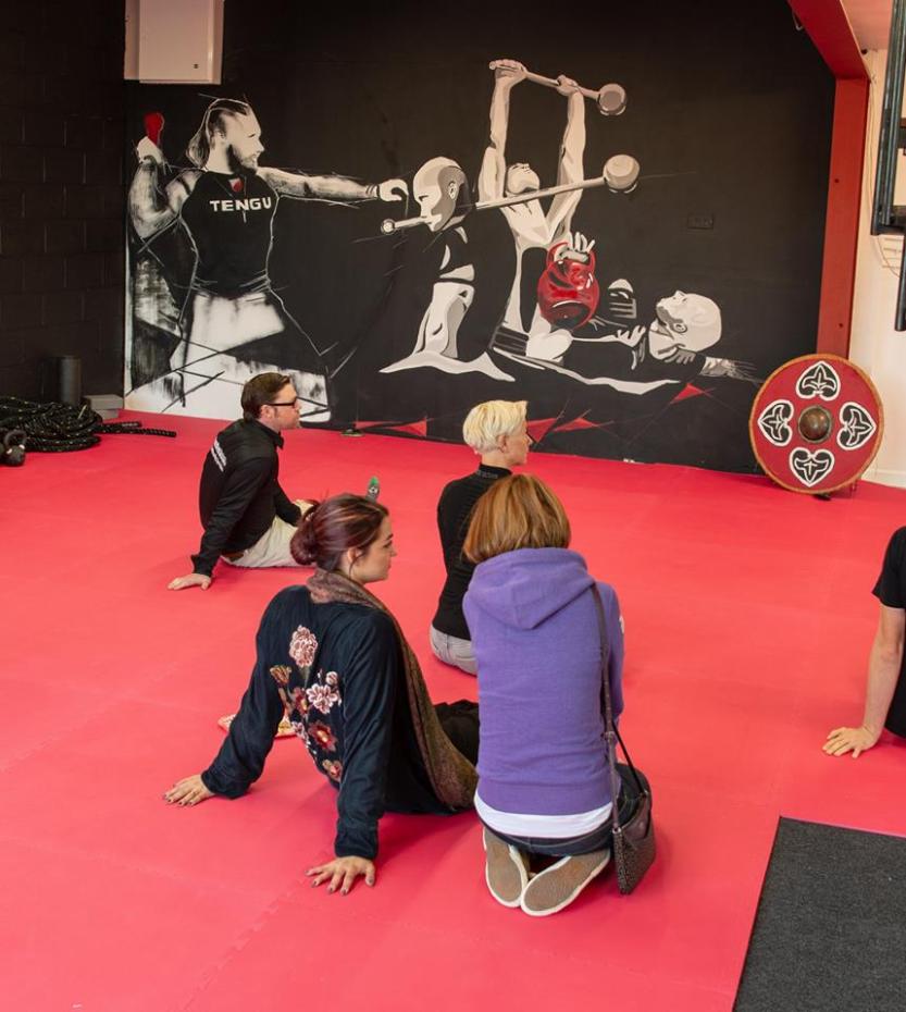 mural artist dublin gym mural ireland hand painted wall graffitti artist dublin tengu iereland tengu ireland tengu afm afm afm (4)