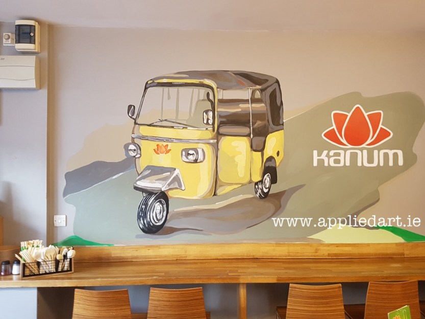a Kanum mural hand painted art klaudia byrne appliedart.ie painted modern art for the restaurant branding dublin artist comission comission art ireland muralist paintings wall branding original art restaura (67)