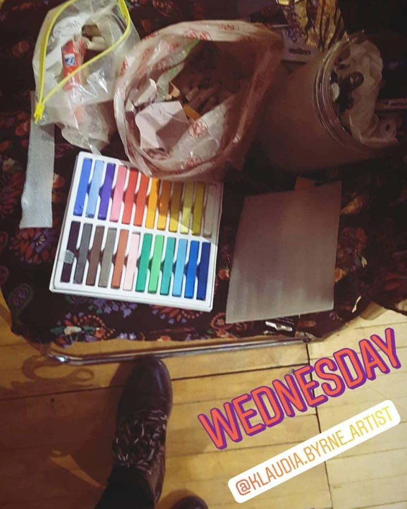 adminovate 2019 art chalk art klaudia byrne applied art event chalk artist branding chalk logos on black board designs appliedvart ireland dublin artist