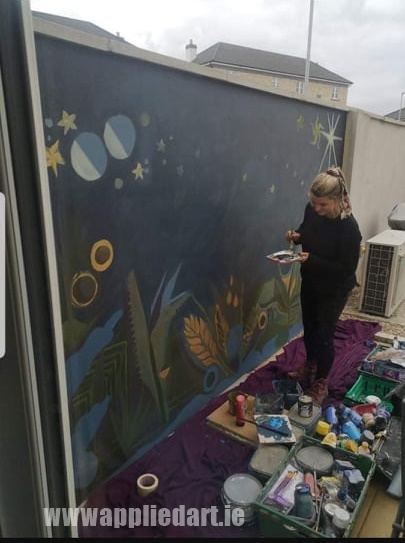 Klaudia byrne artist dublin applied art ireland dublin klausia artist saggart locl artist newcastle tallaght artist painter muralsit ireland mural mural art (16)